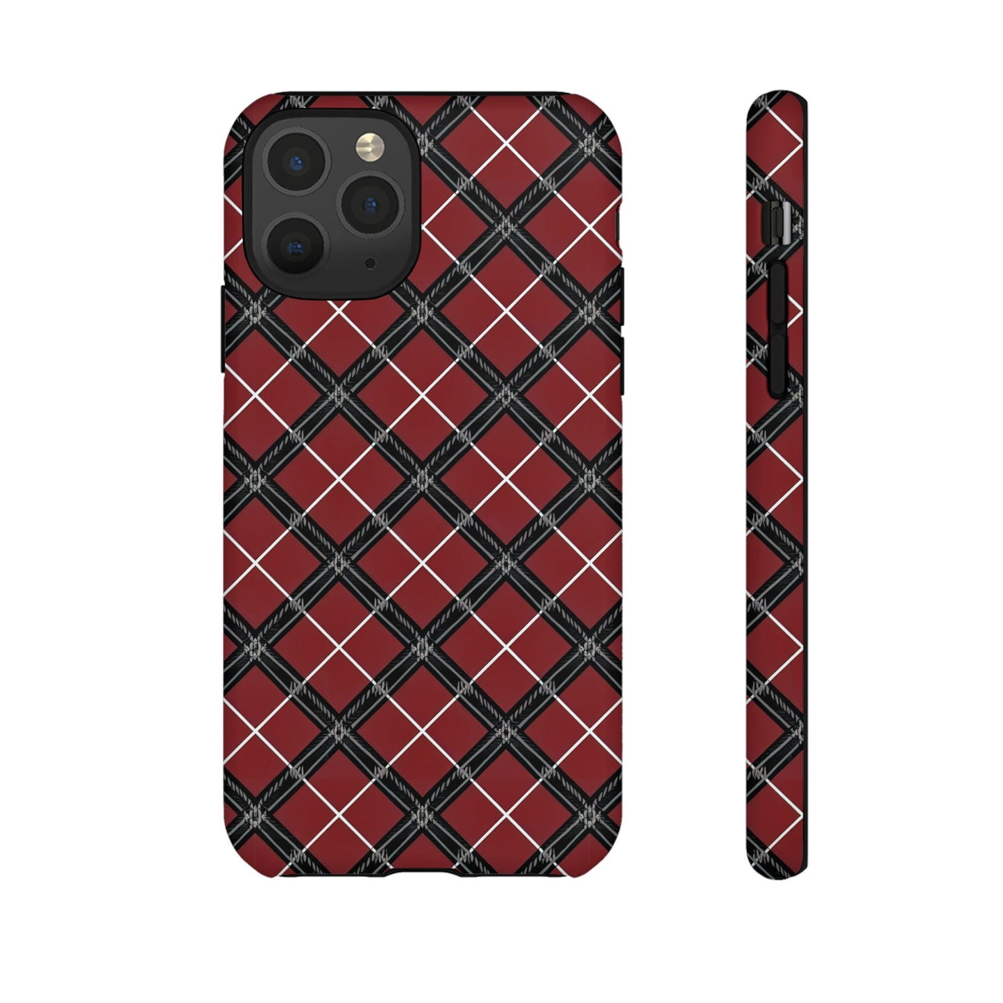 iphone case Regal Crimson Argyle iPhone 11 Pro