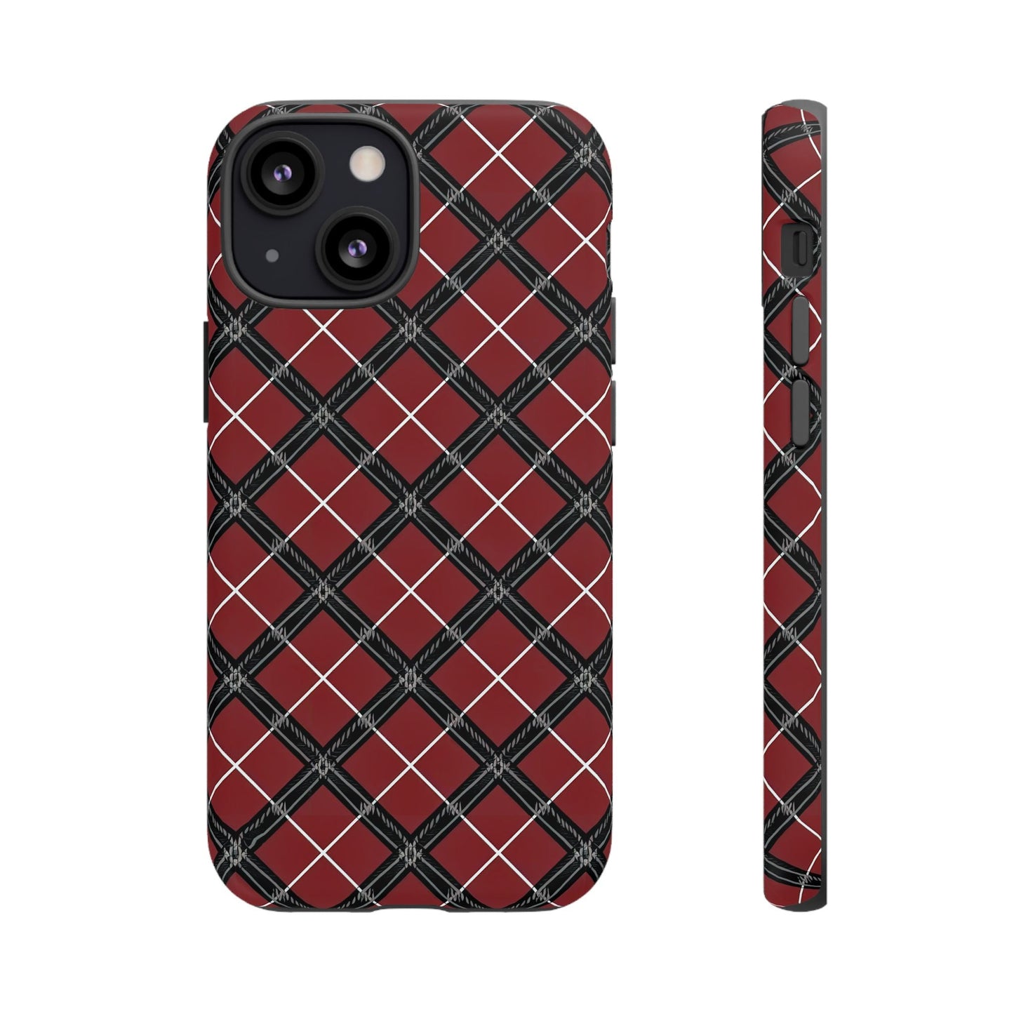 iphone case Regal Crimson Argyle iPhone 13 Mini