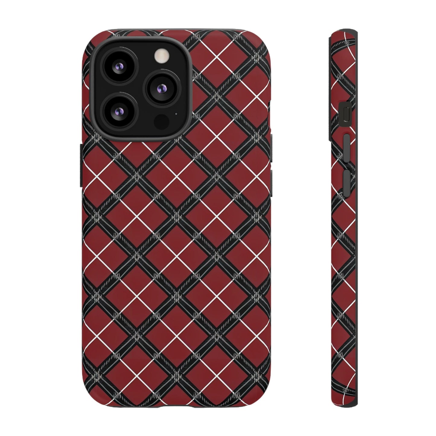 iphone case Regal Crimson Argyle iPhone 13 Pro