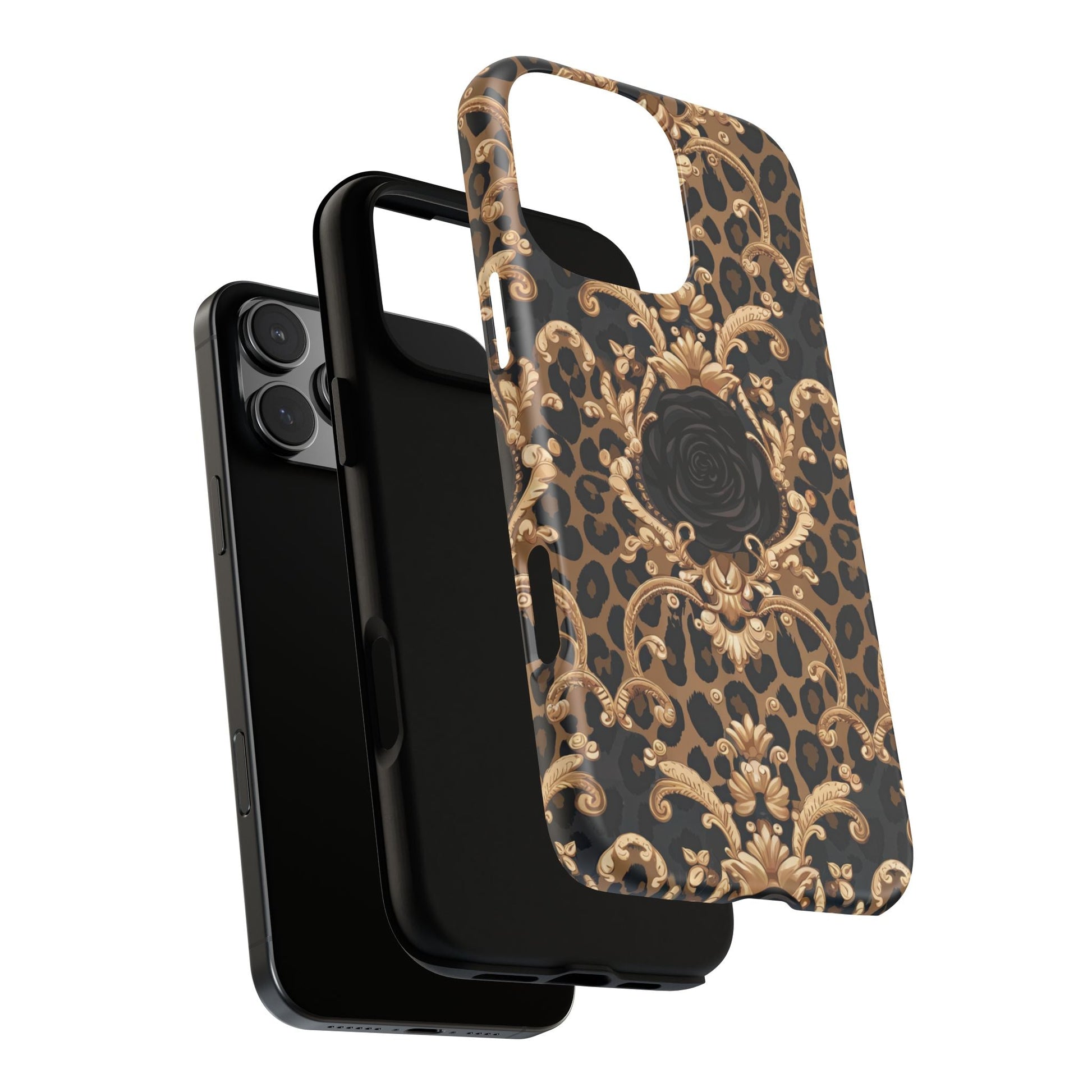 iphone case Regal Leopard Rose