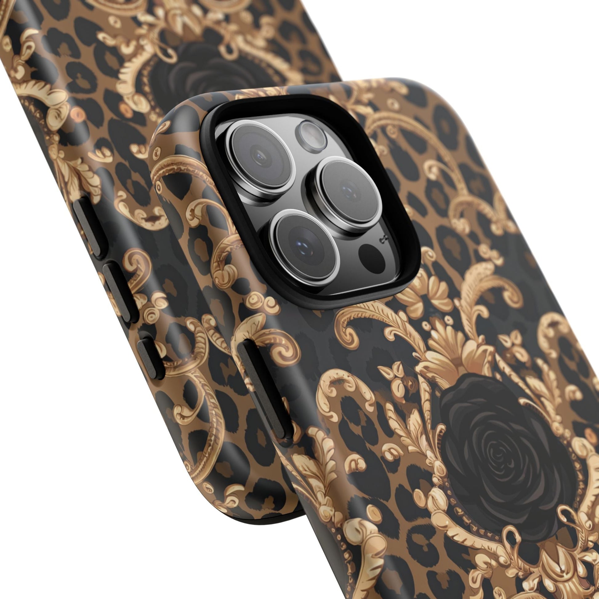 iphone case Regal Leopard Rose