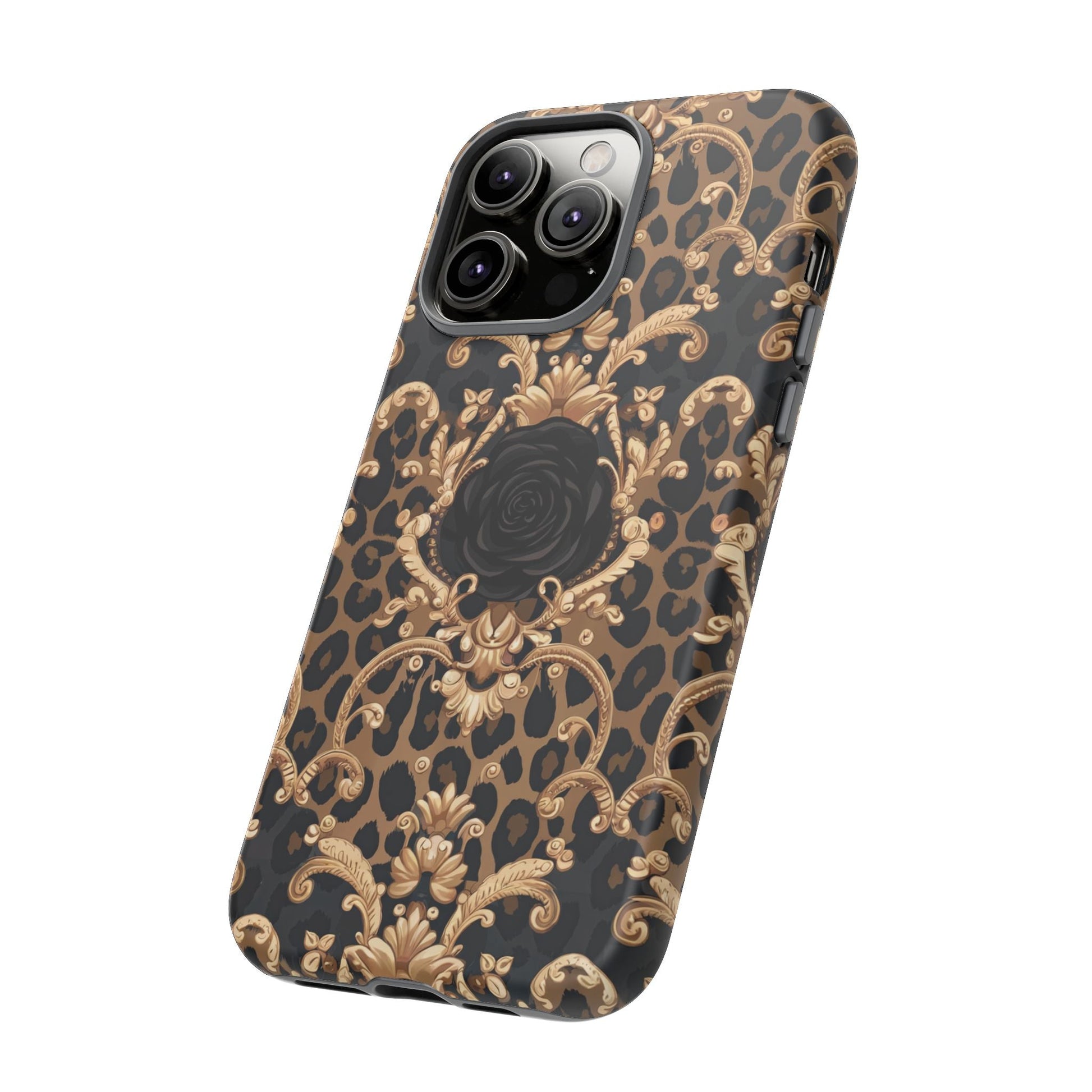iphone case Regal Leopard Rose