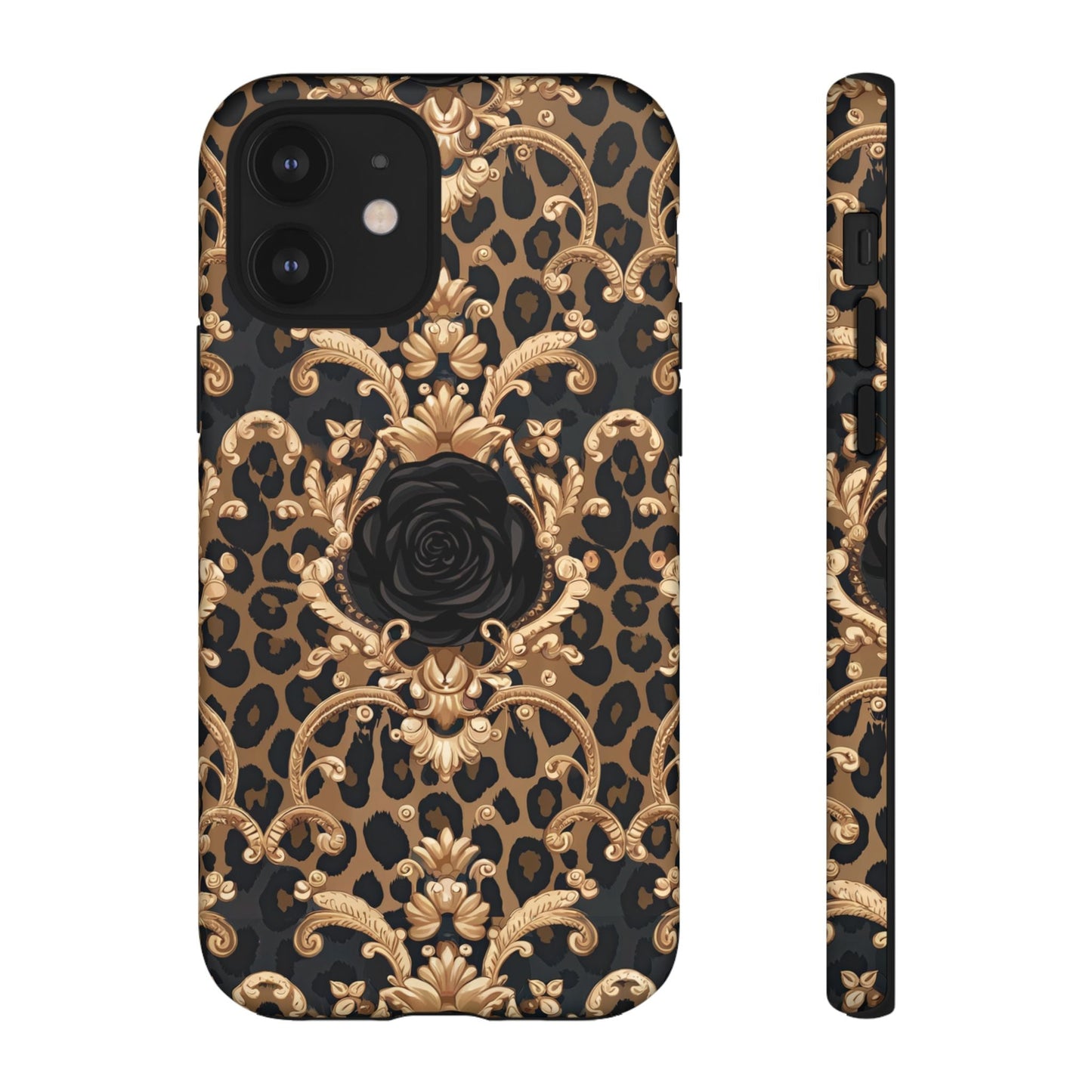 iphone case Regal Leopard Rose iPhone 12