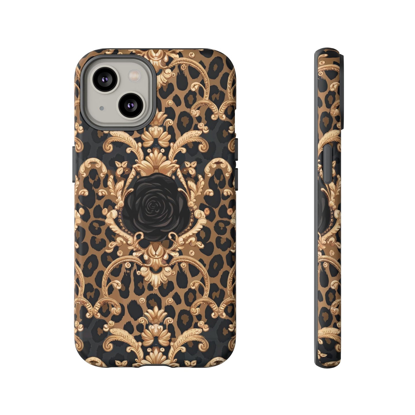 iphone case Regal Leopard Rose iPhone 14