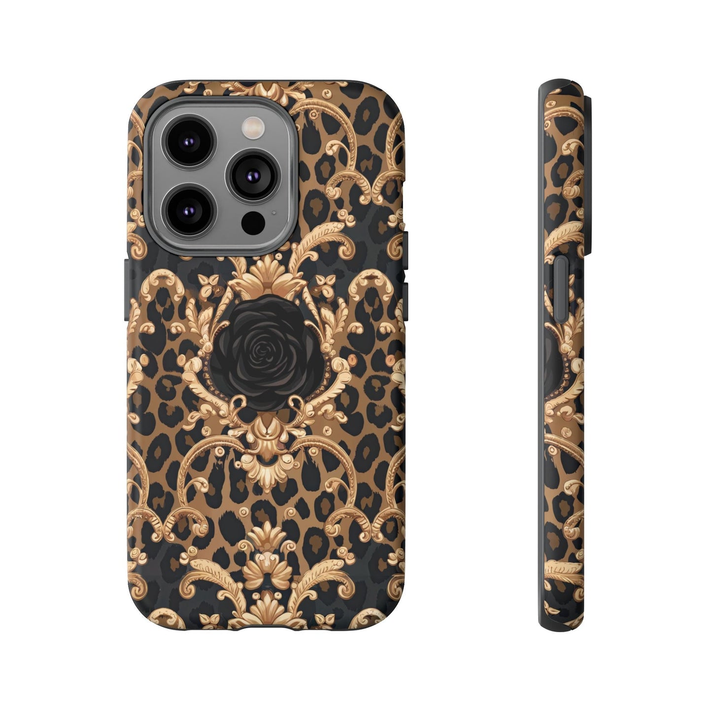 iphone case Regal Leopard Rose iPhone 14 Pro