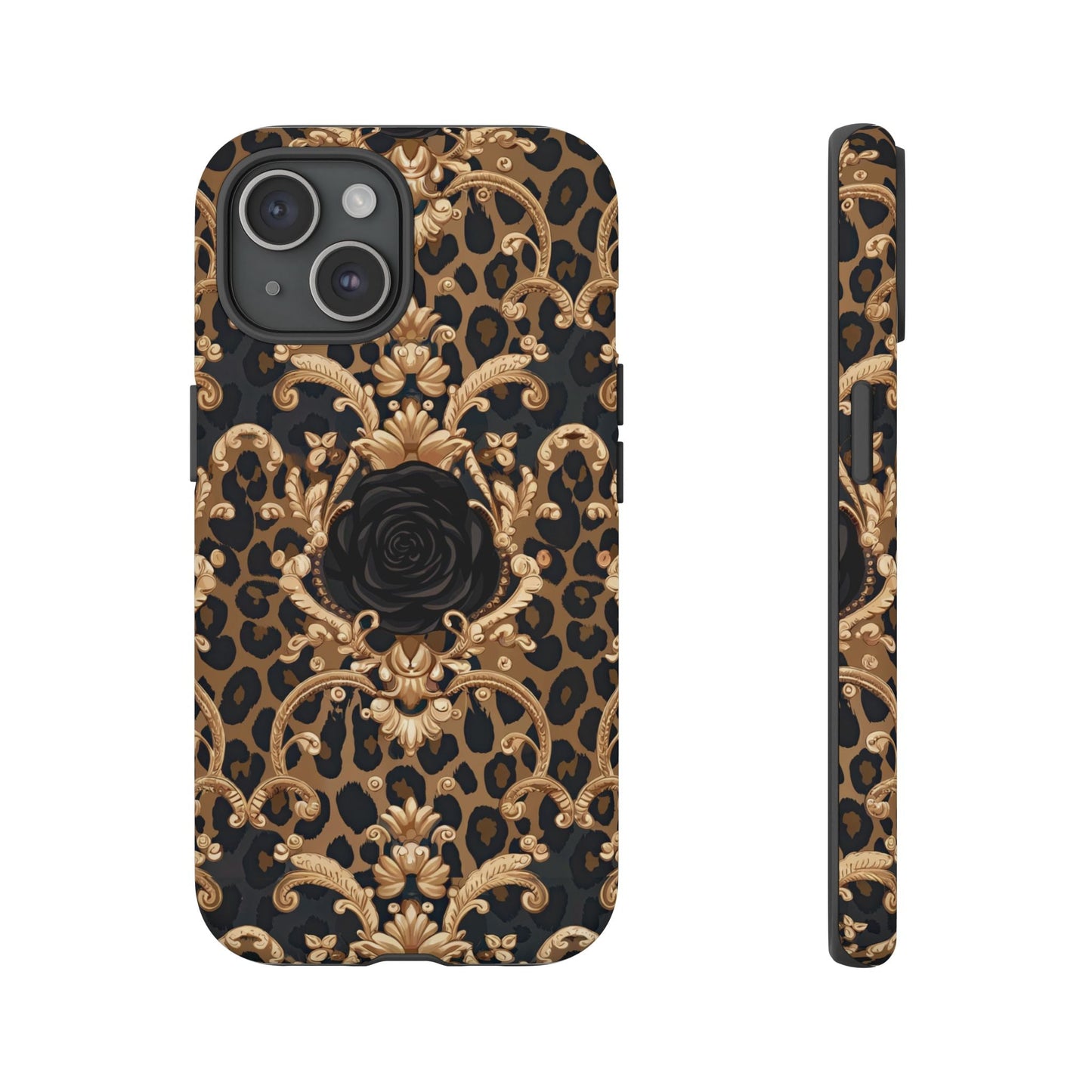 iphone case Regal Leopard Rose iPhone 15