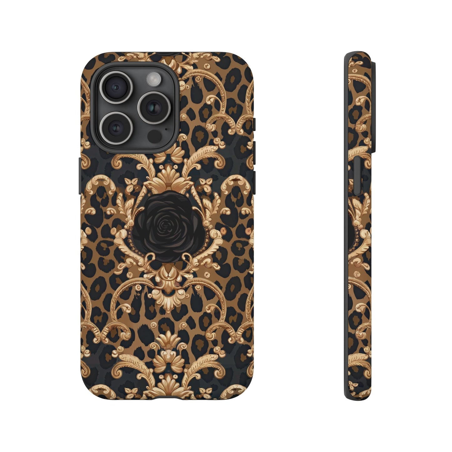 iphone case Regal Leopard Rose iPhone 15 Pro Max