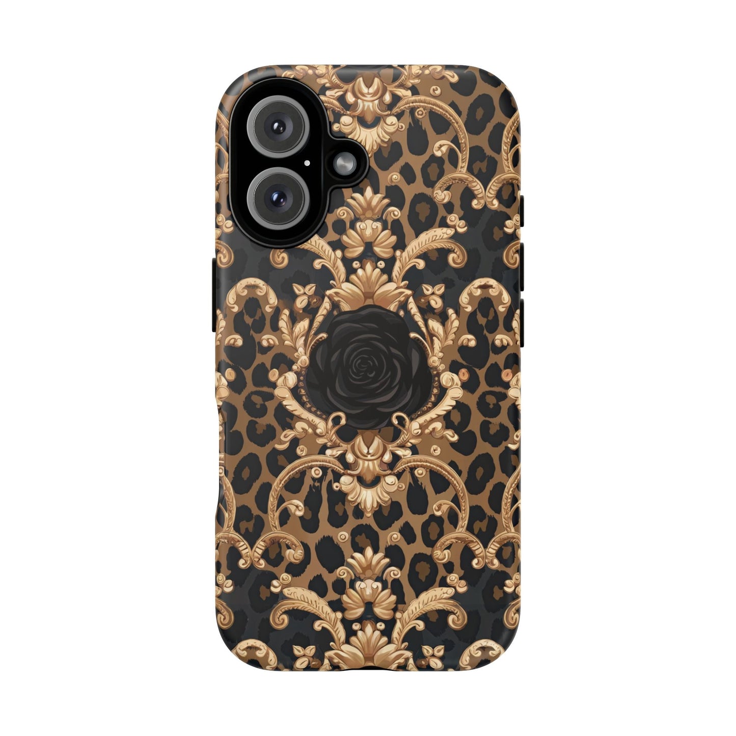 iphone case Regal Leopard Rose iPhone 16