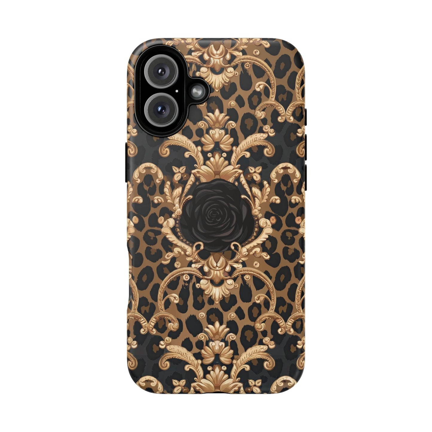 iphone case Regal Leopard Rose iPhone 16 Plus