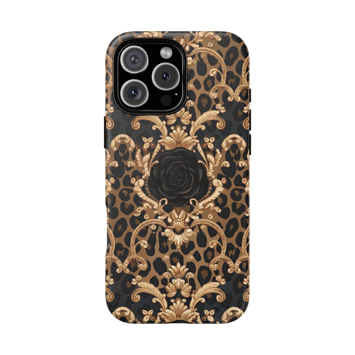 iphone case Regal Leopard Rose iPhone 16 Pro Max