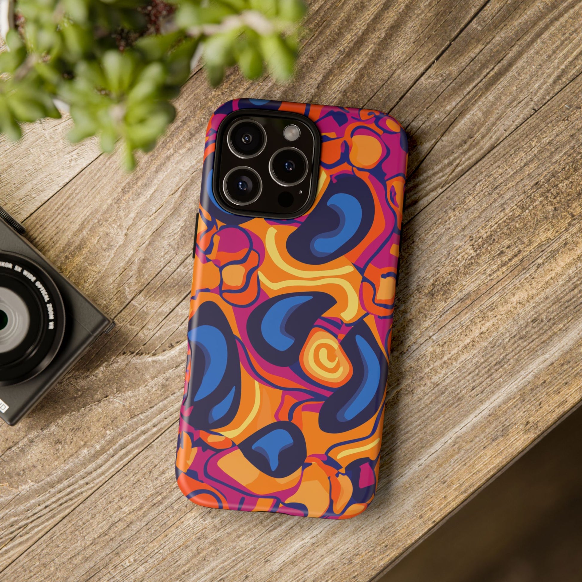iphone case Retro Groove Waves