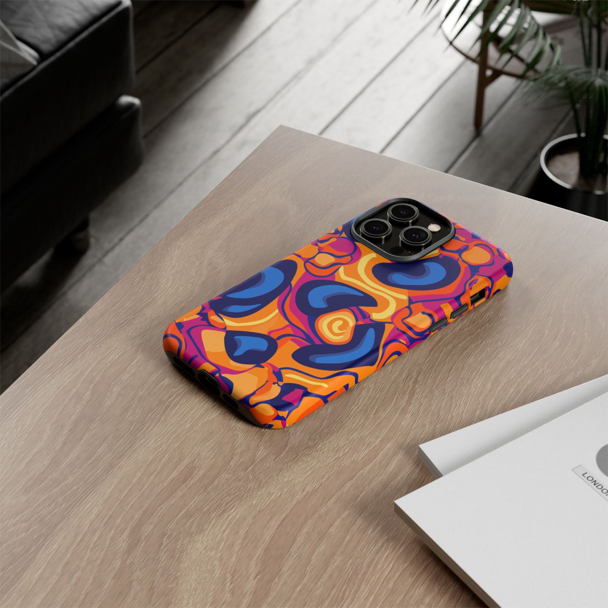 iphone case Retro Groove Waves