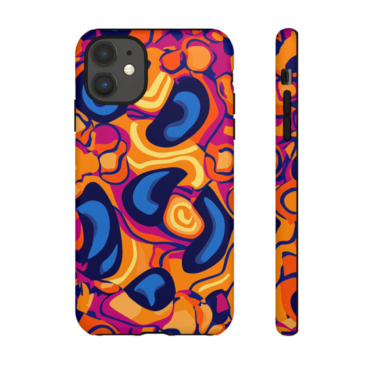 iphone case Retro Groove Waves iPhone 11