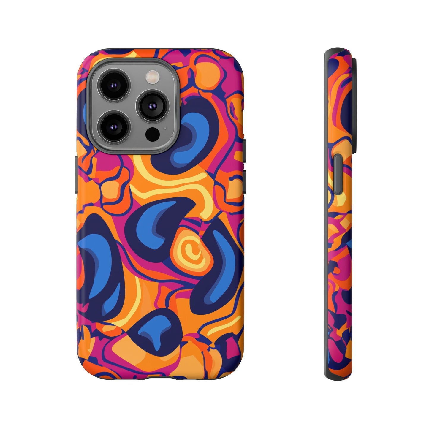 iphone case Retro Groove Waves iPhone 14 Pro