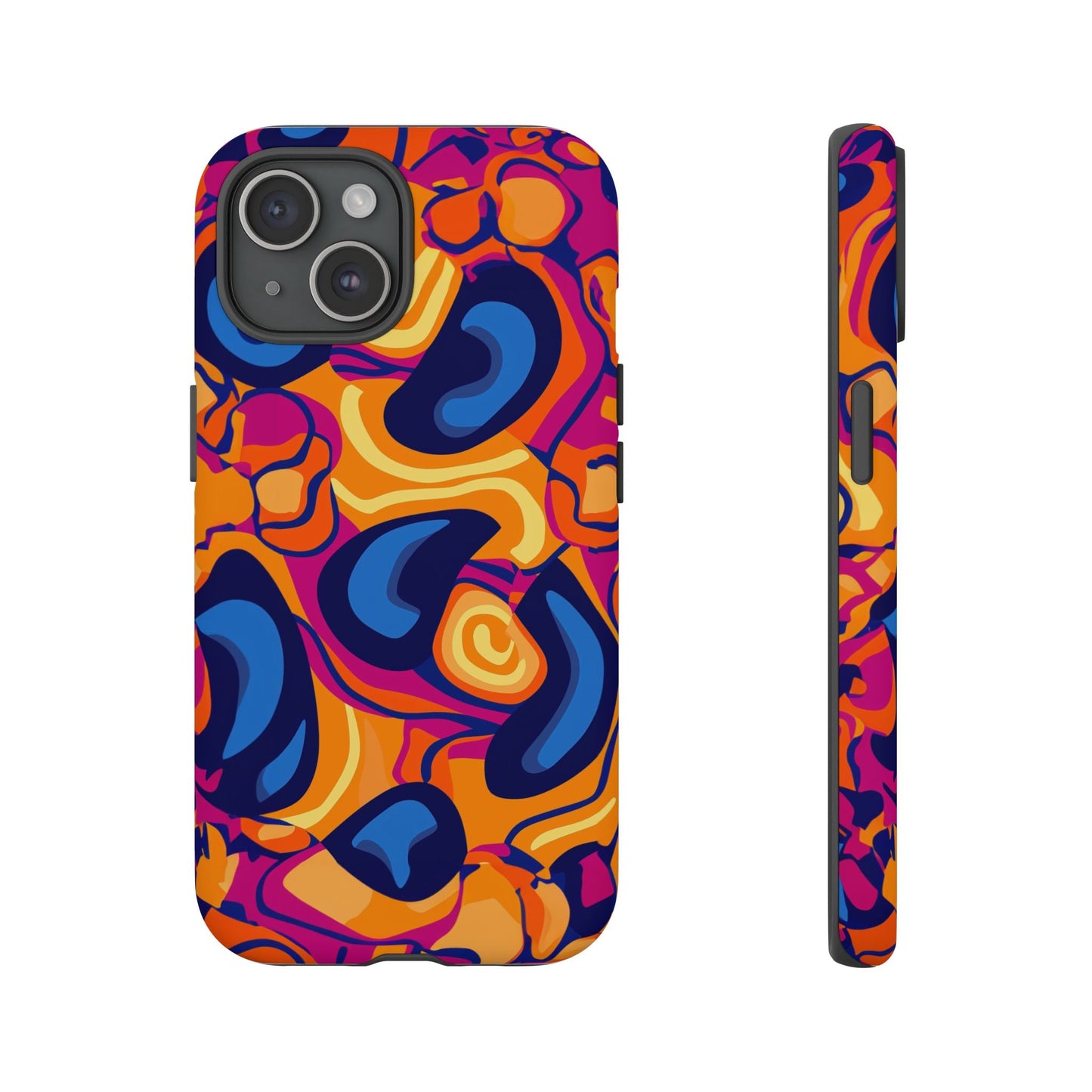 iphone case Retro Groove Waves iPhone 15