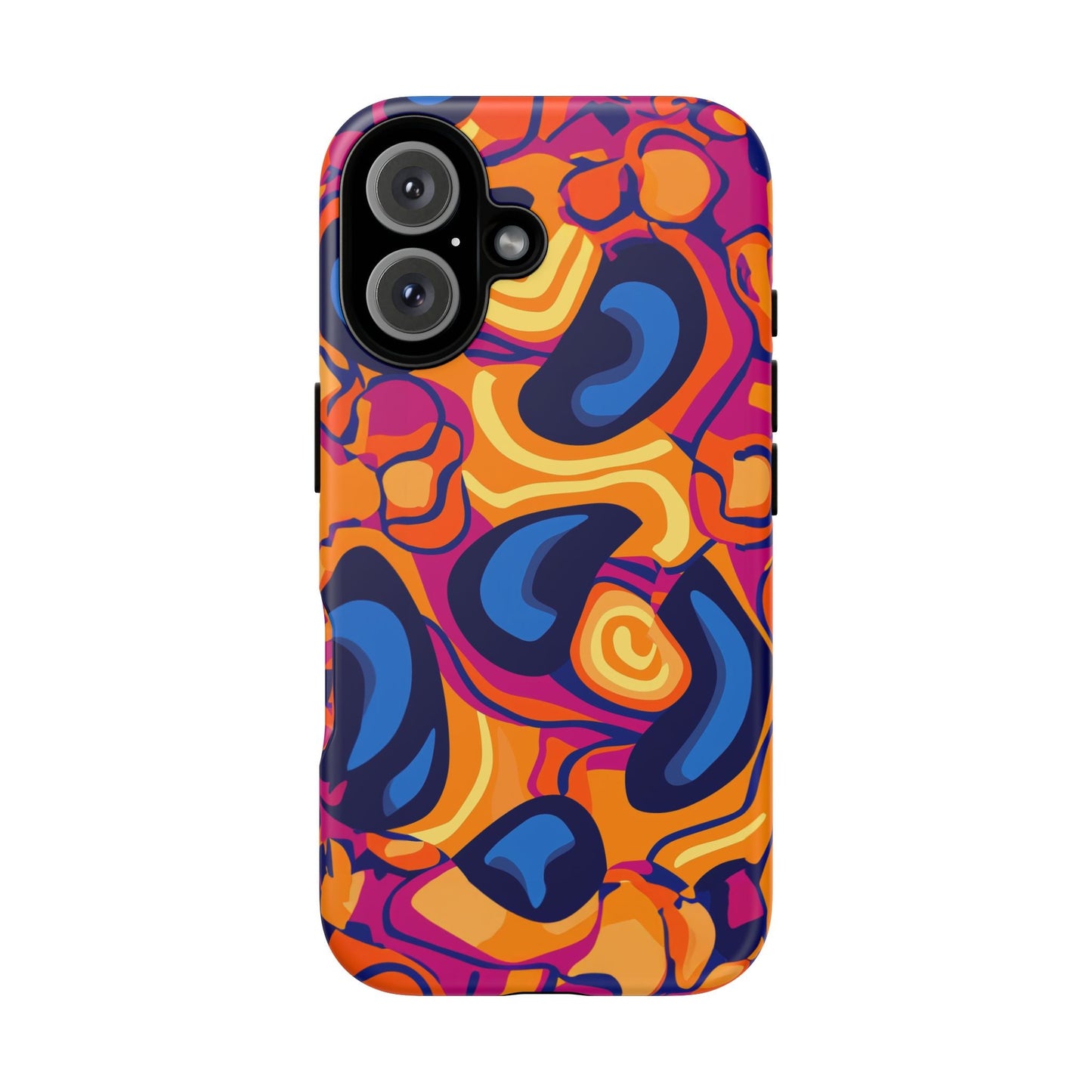 iphone case Retro Groove Waves iPhone 16