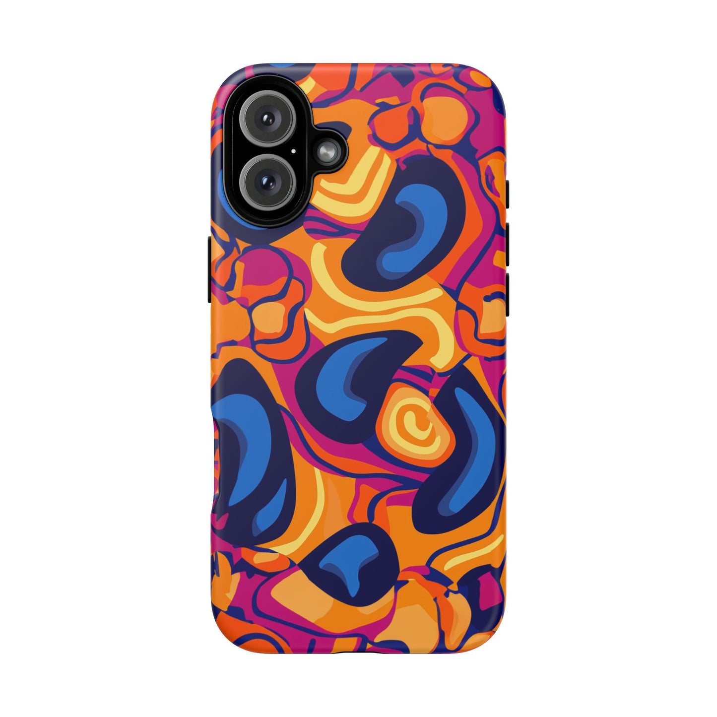 iphone case Retro Groove Waves iPhone 16 Plus