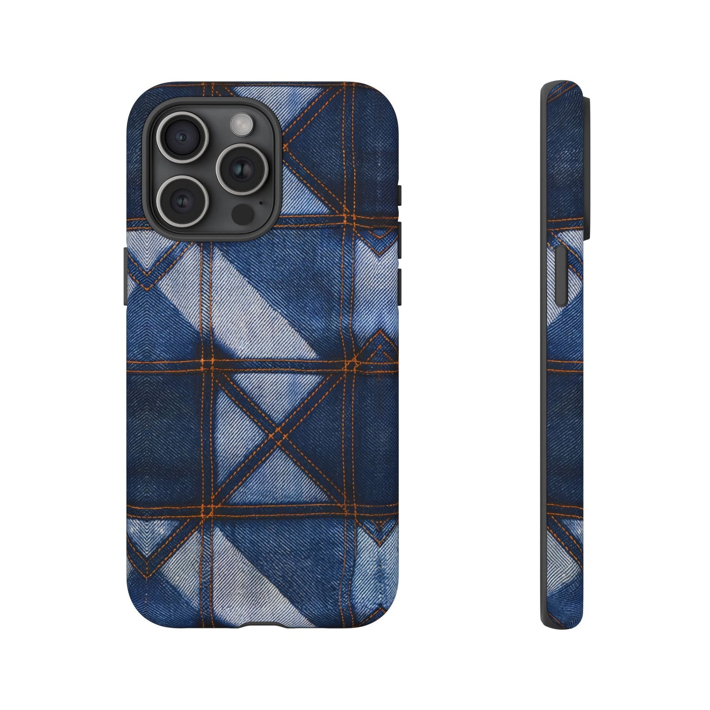 iphone case Rustic Stitch Denim iPhone 15 Pro Max