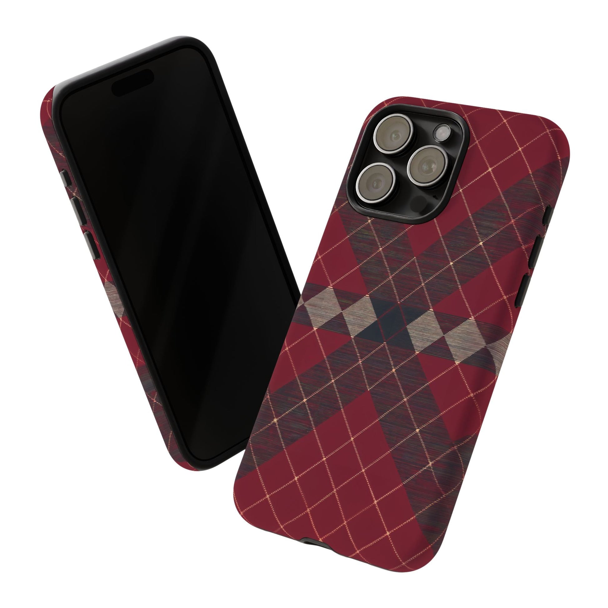 iphone case Rustic Tartan Elegance