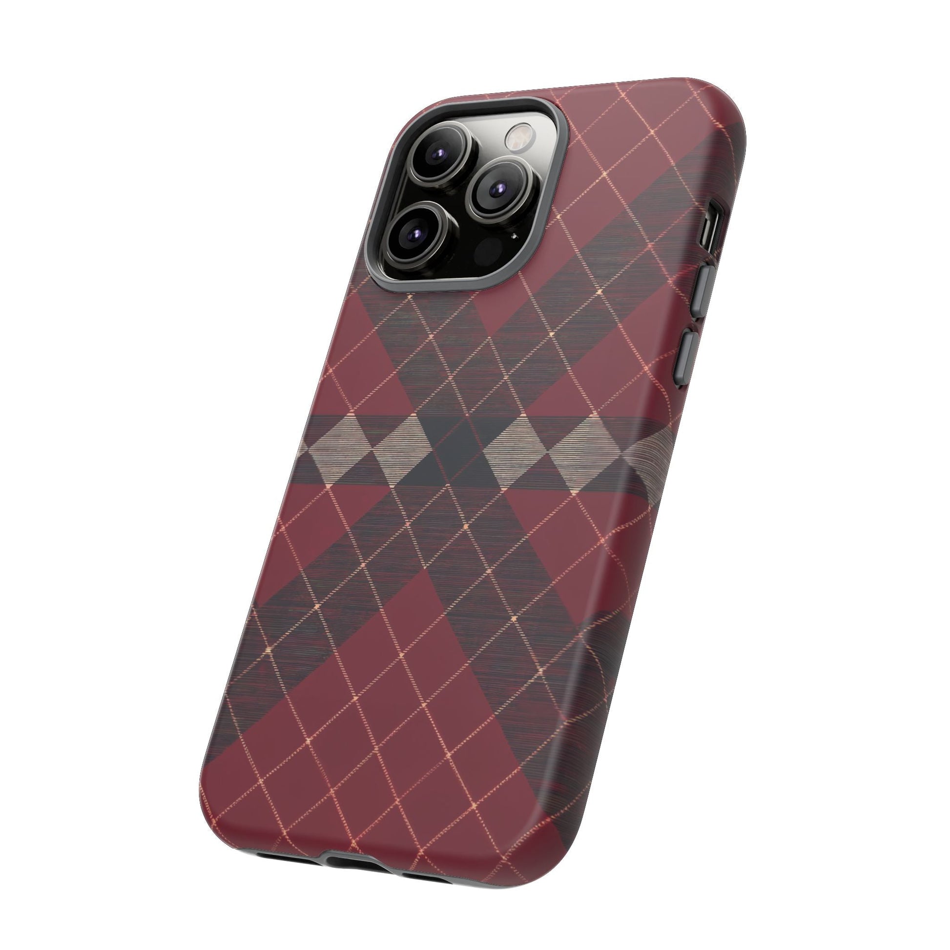 iphone case Rustic Tartan Elegance