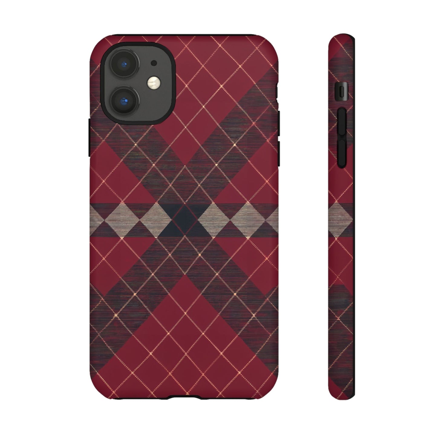 iphone case Rustic Tartan Elegance iPhone 11
