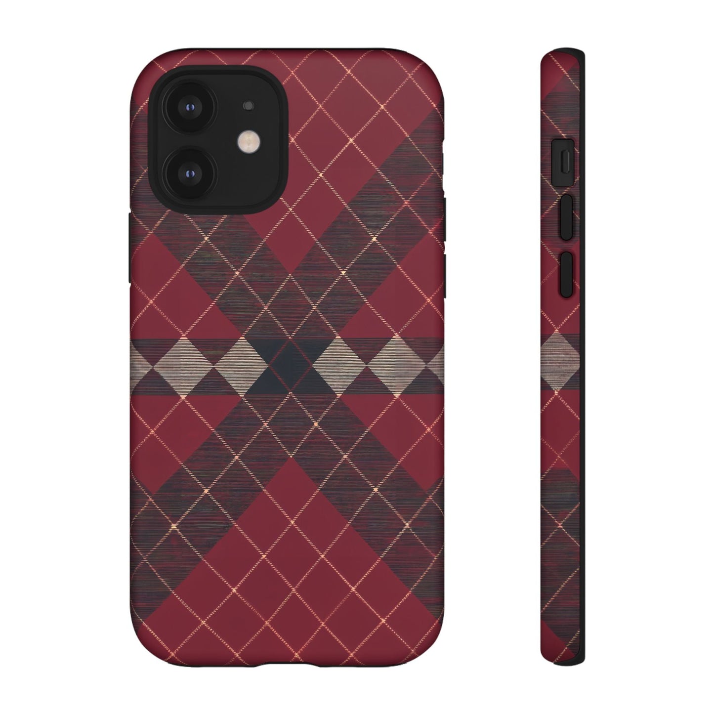 iphone case Rustic Tartan Elegance iPhone 12