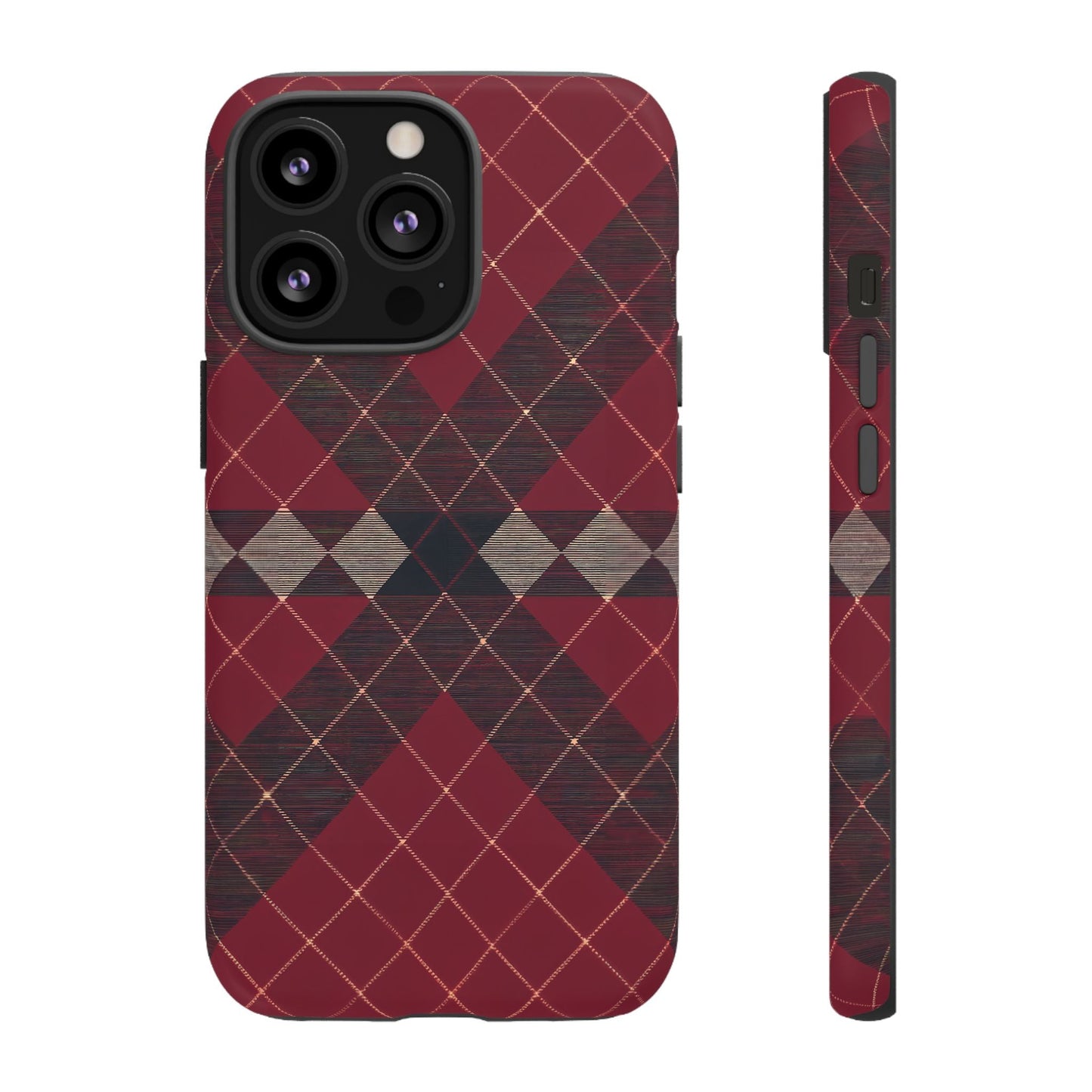 iphone case Rustic Tartan Elegance iPhone 13 Pro