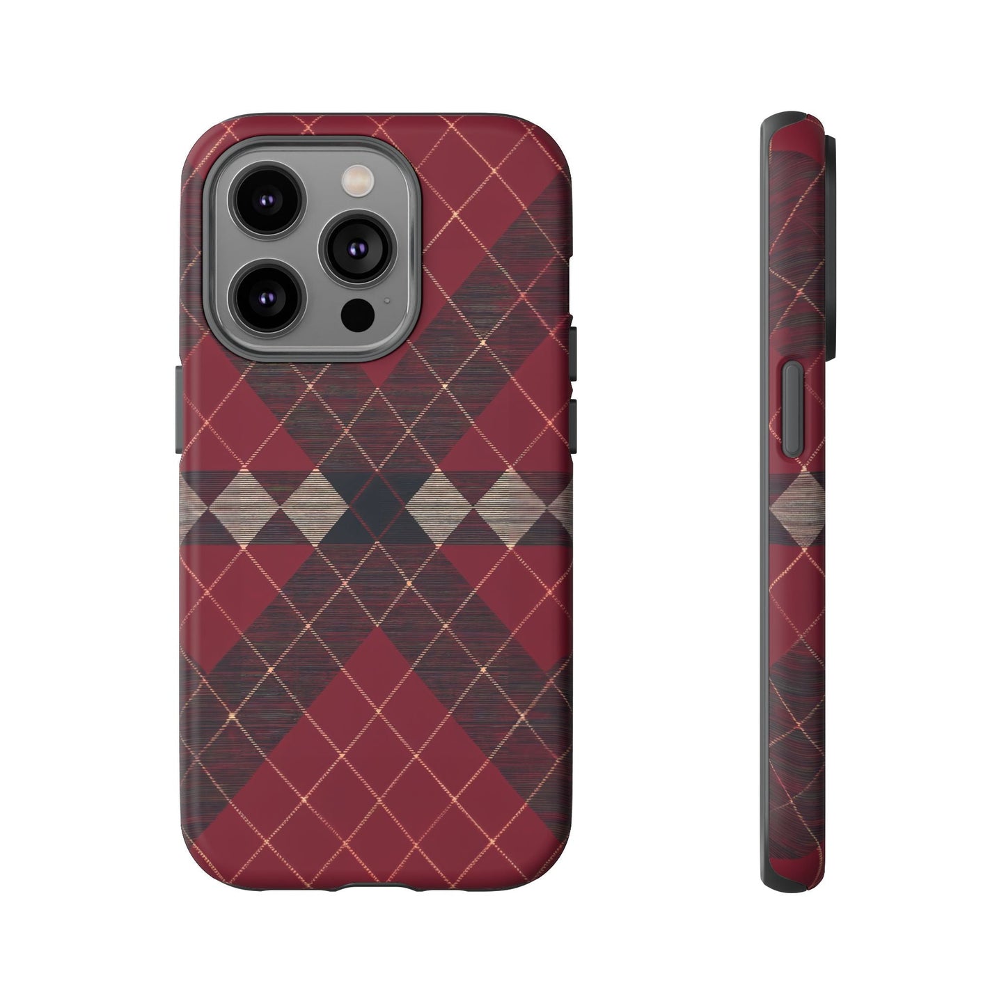 iphone case Rustic Tartan Elegance iPhone 14 Pro