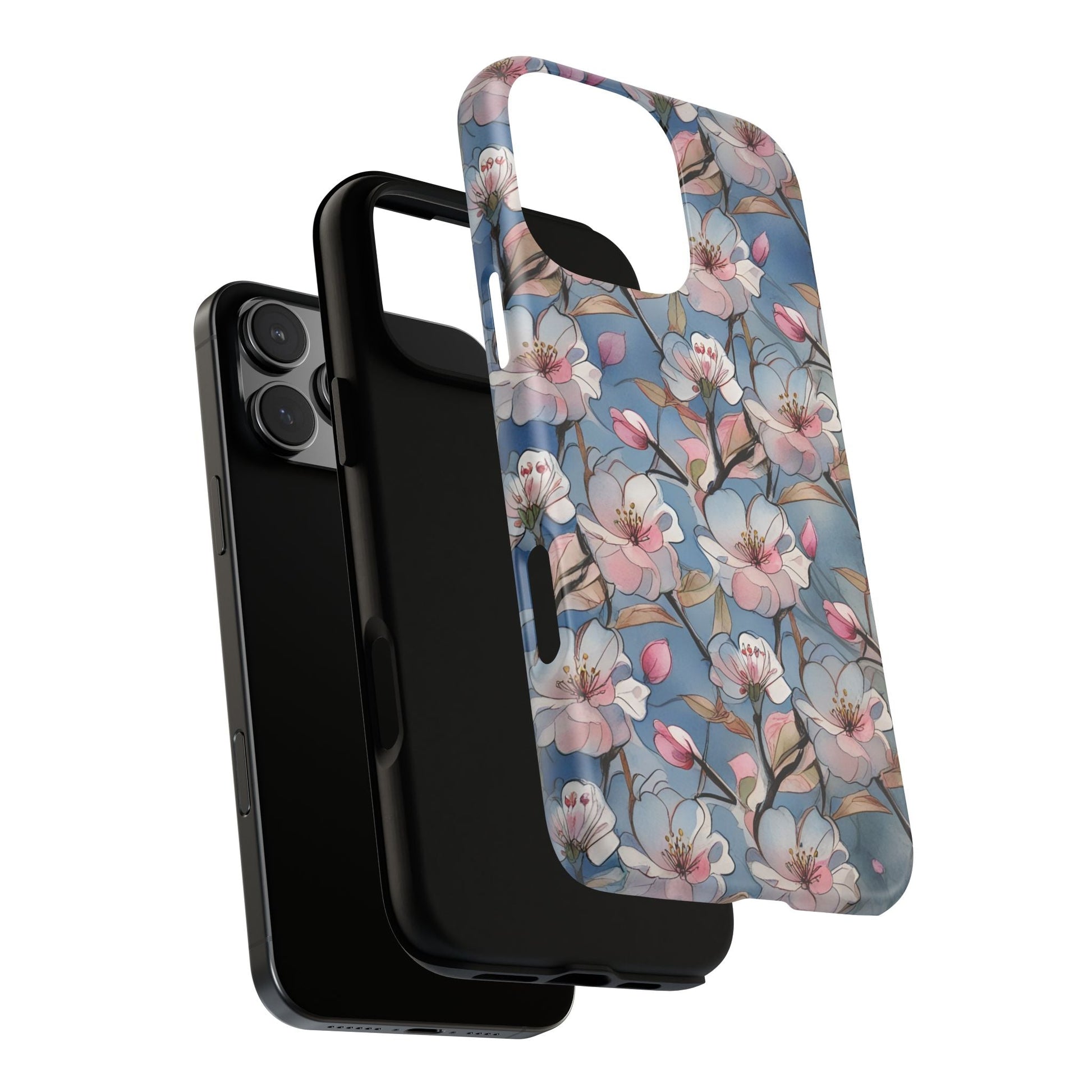 iphone case Sakura Blue Blossoms