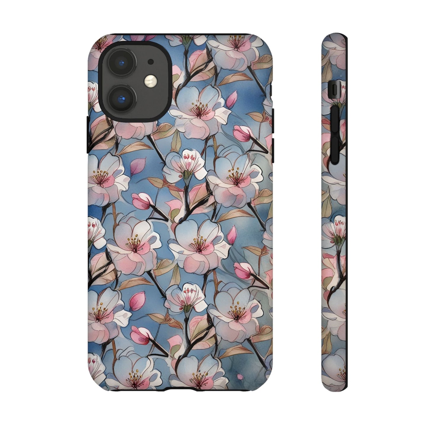 iphone case Sakura Blue Blossoms iPhone 11