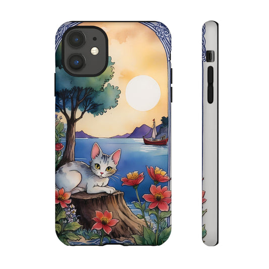 iphone case Storybook Harbor Cat iPhone 11