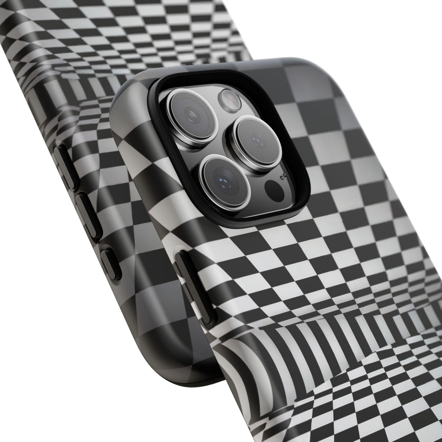iphone case Surreal Checkered Horizon