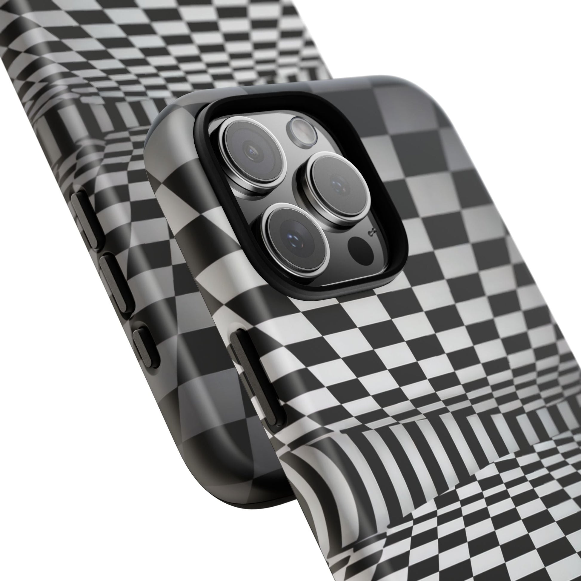 iphone case Surreal Checkered Horizon