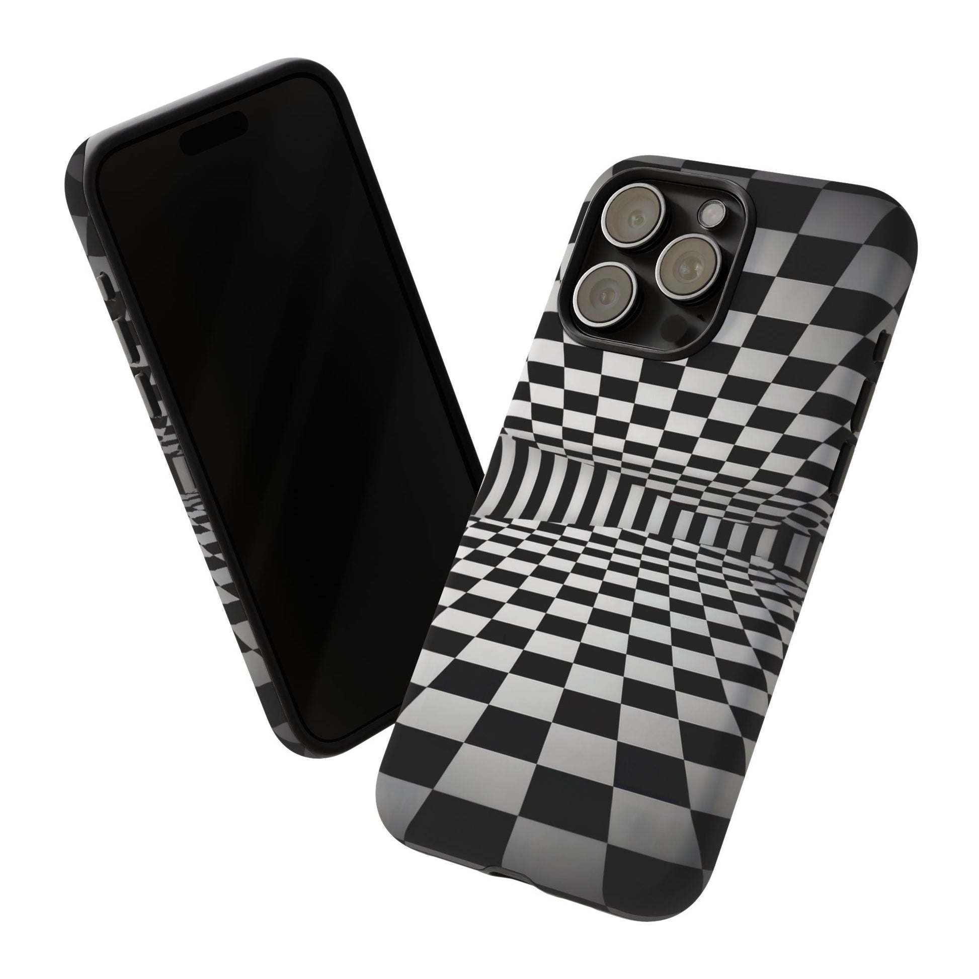 iphone case Surreal Checkered Horizon