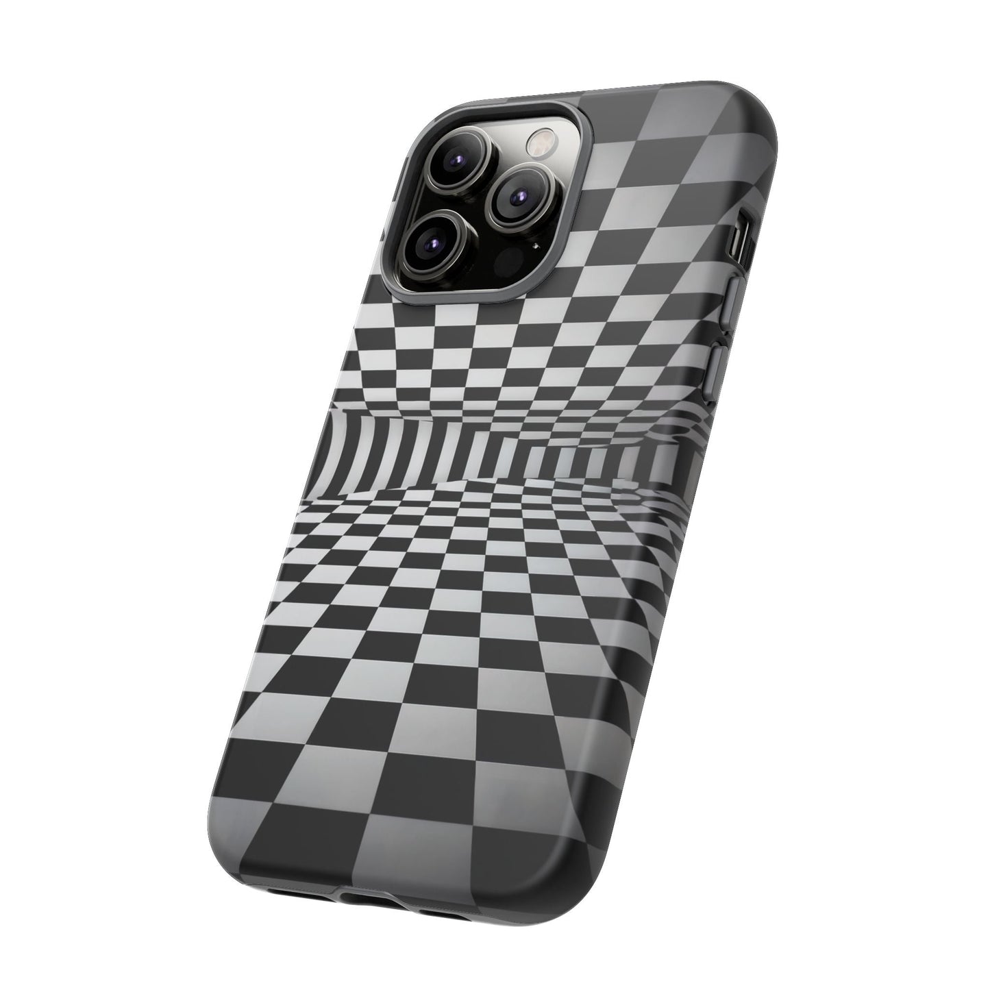 iphone case Surreal Checkered Horizon