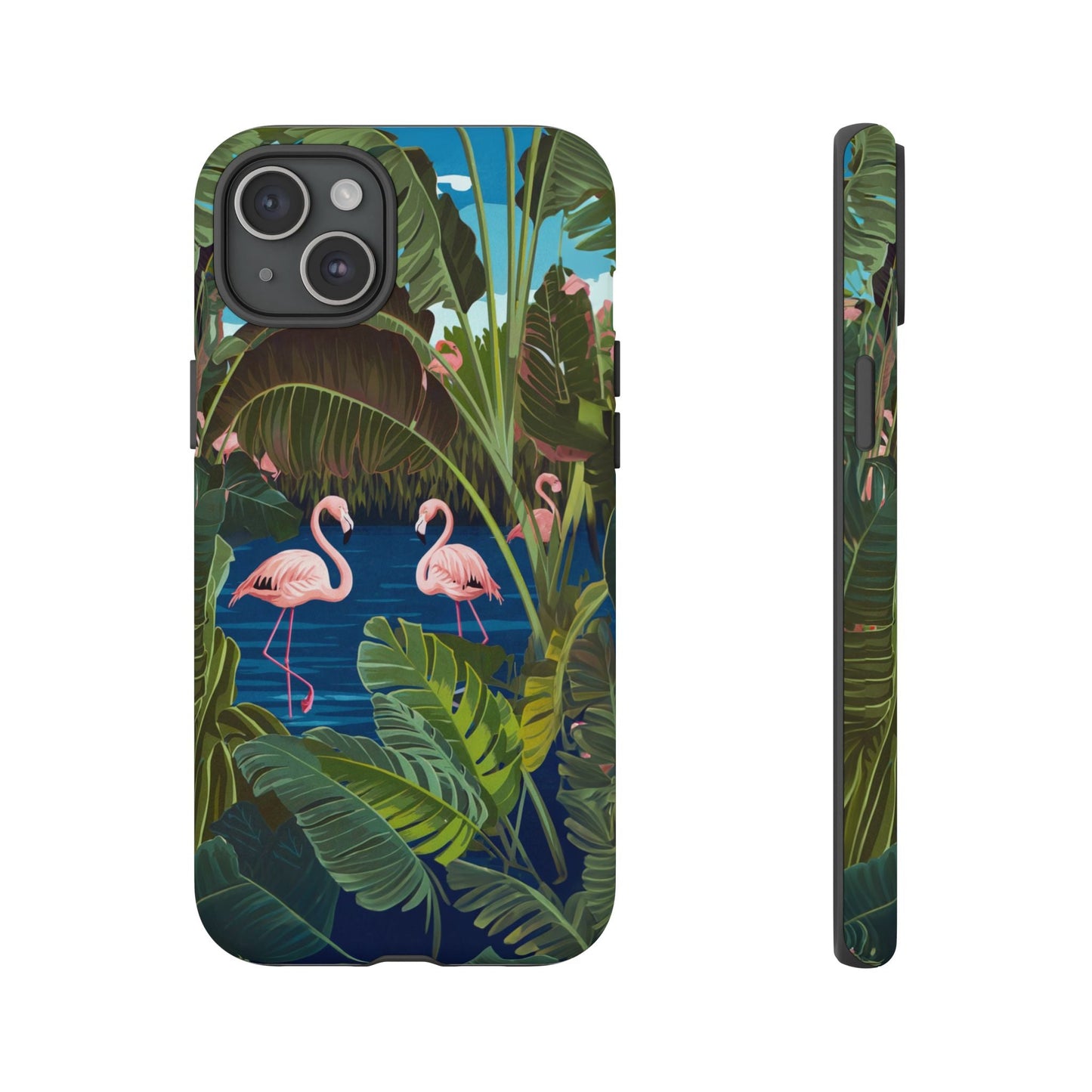 iphone case Tropical Flamingo Lagoon iPhone 15 Plus