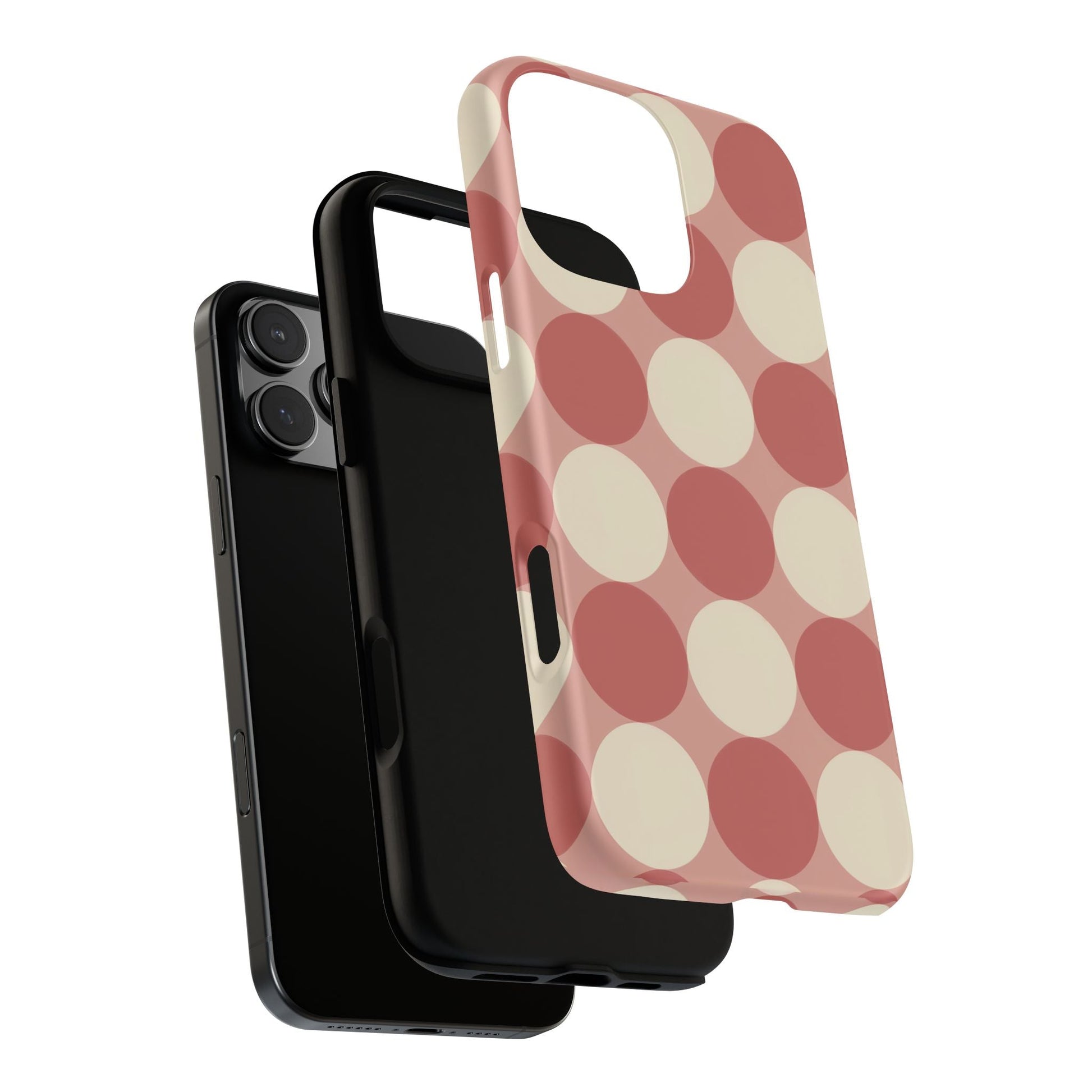 iphone case Vintage Rose Polka Dot
