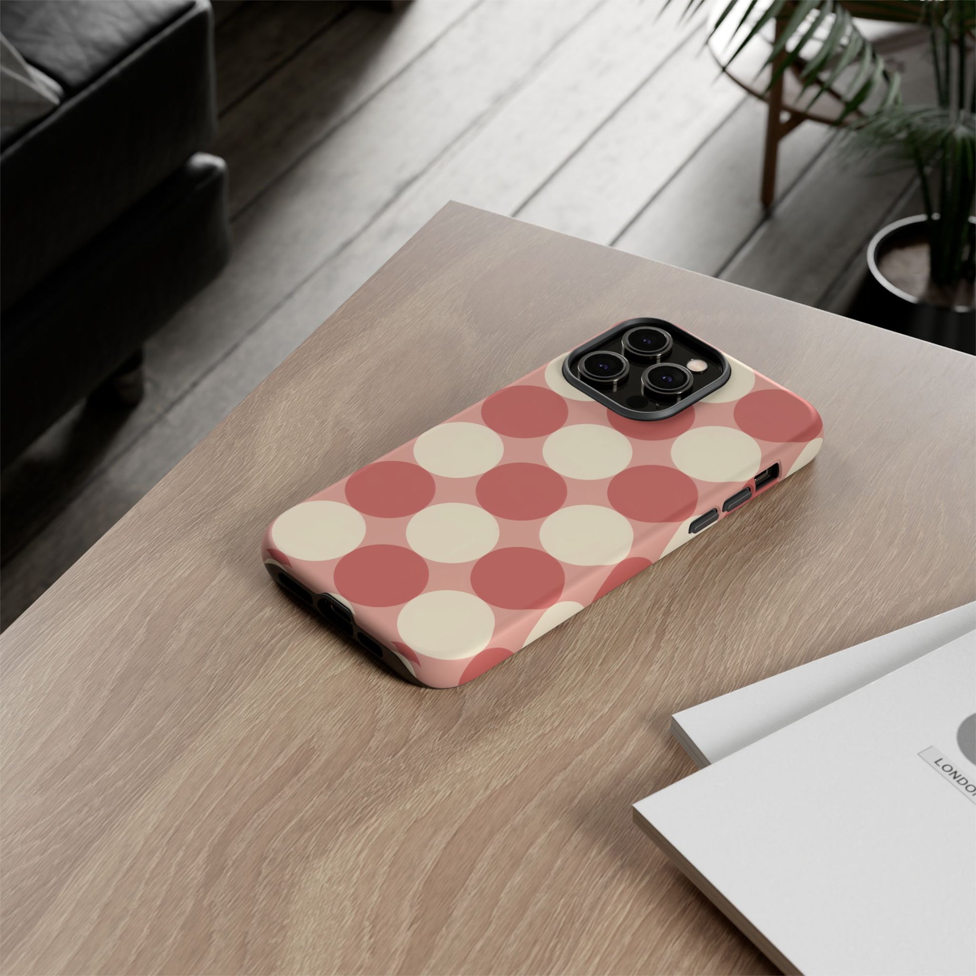 iphone case Vintage Rose Polka Dot