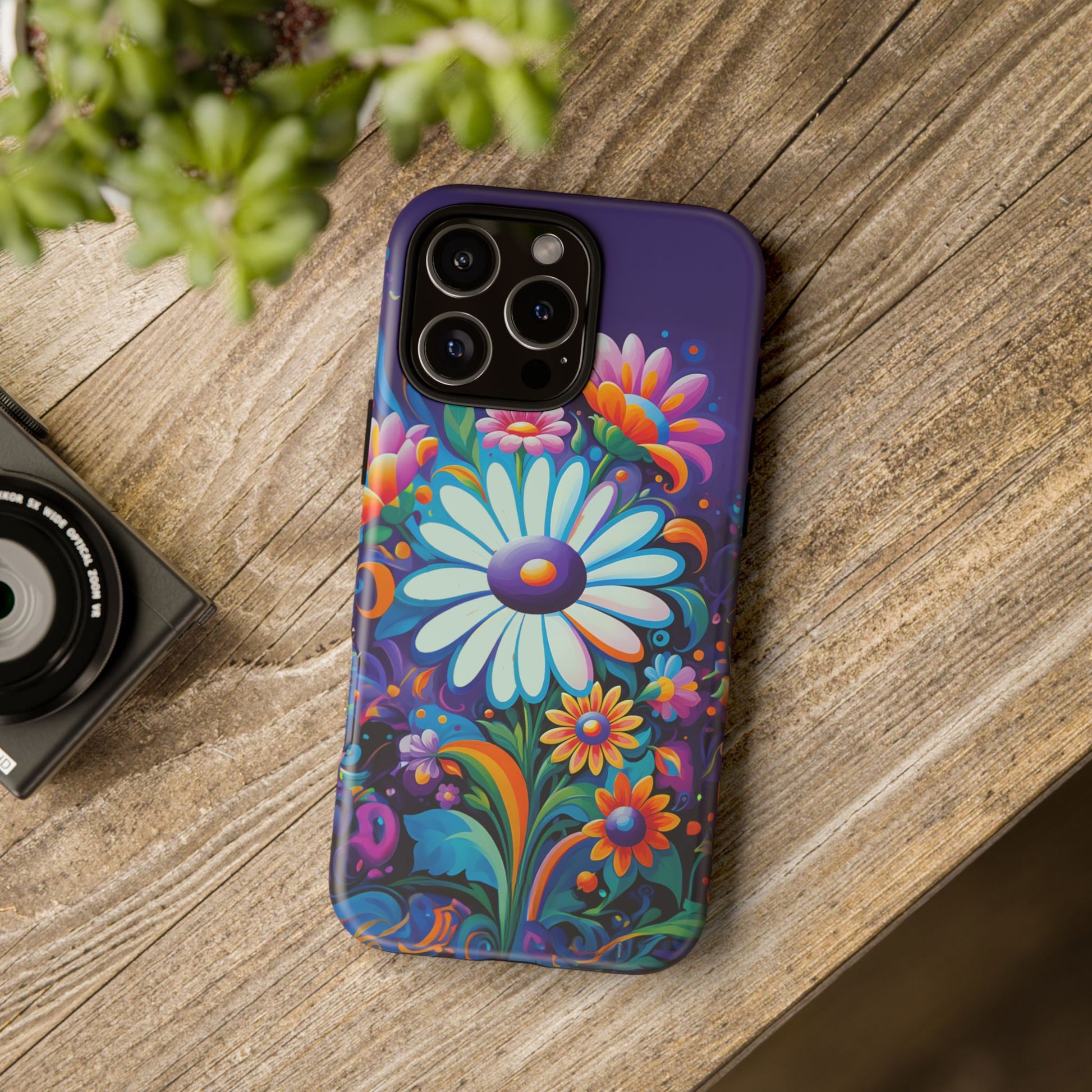 iphone case Violet Daisy Dreamscape