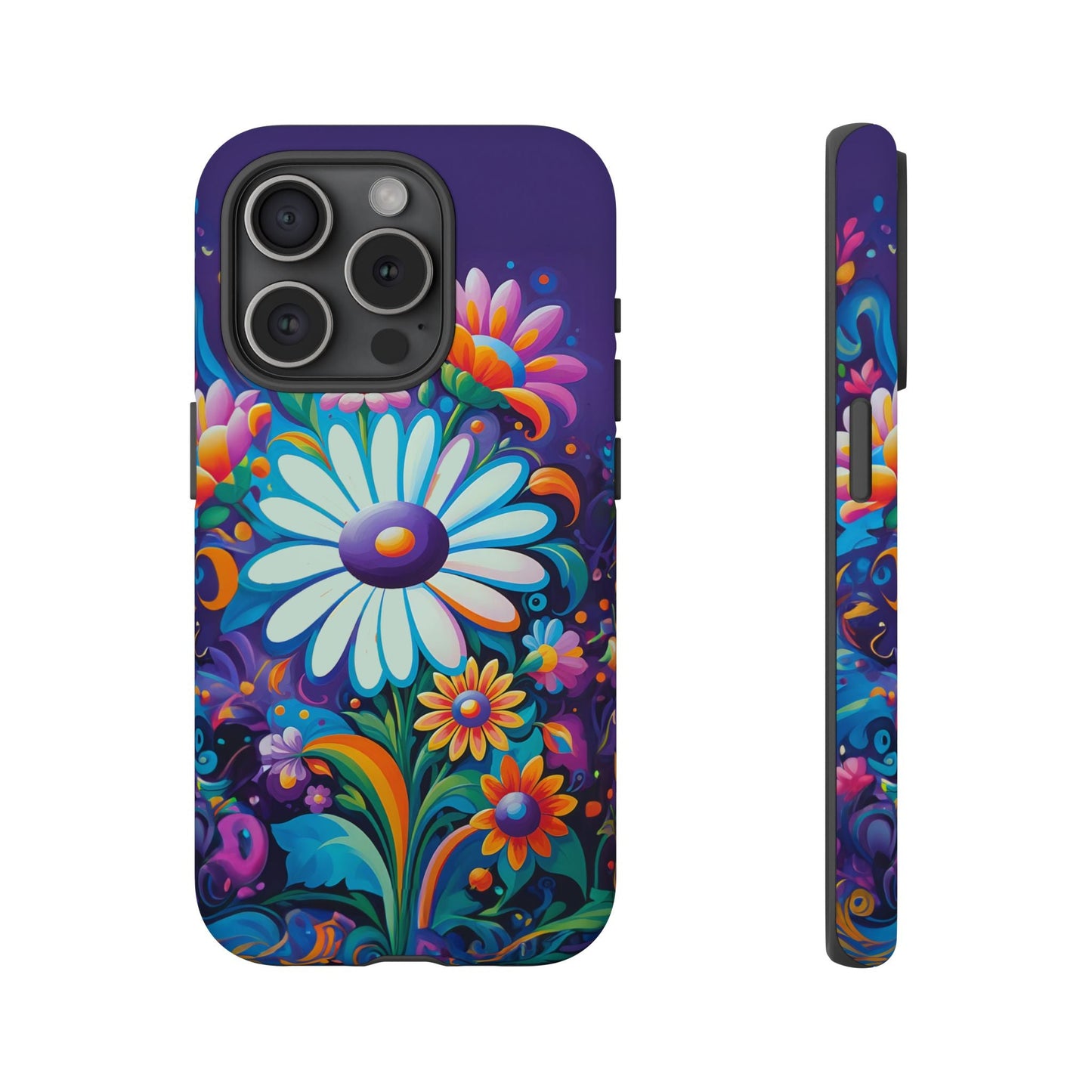 iphone case Violet Daisy Dreamscape iPhone 15 Pro