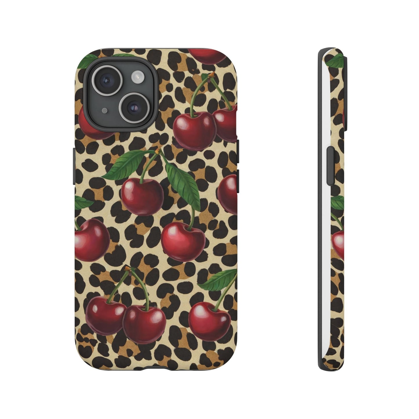 iphone case Wild Cherry Leopard iPhone 15