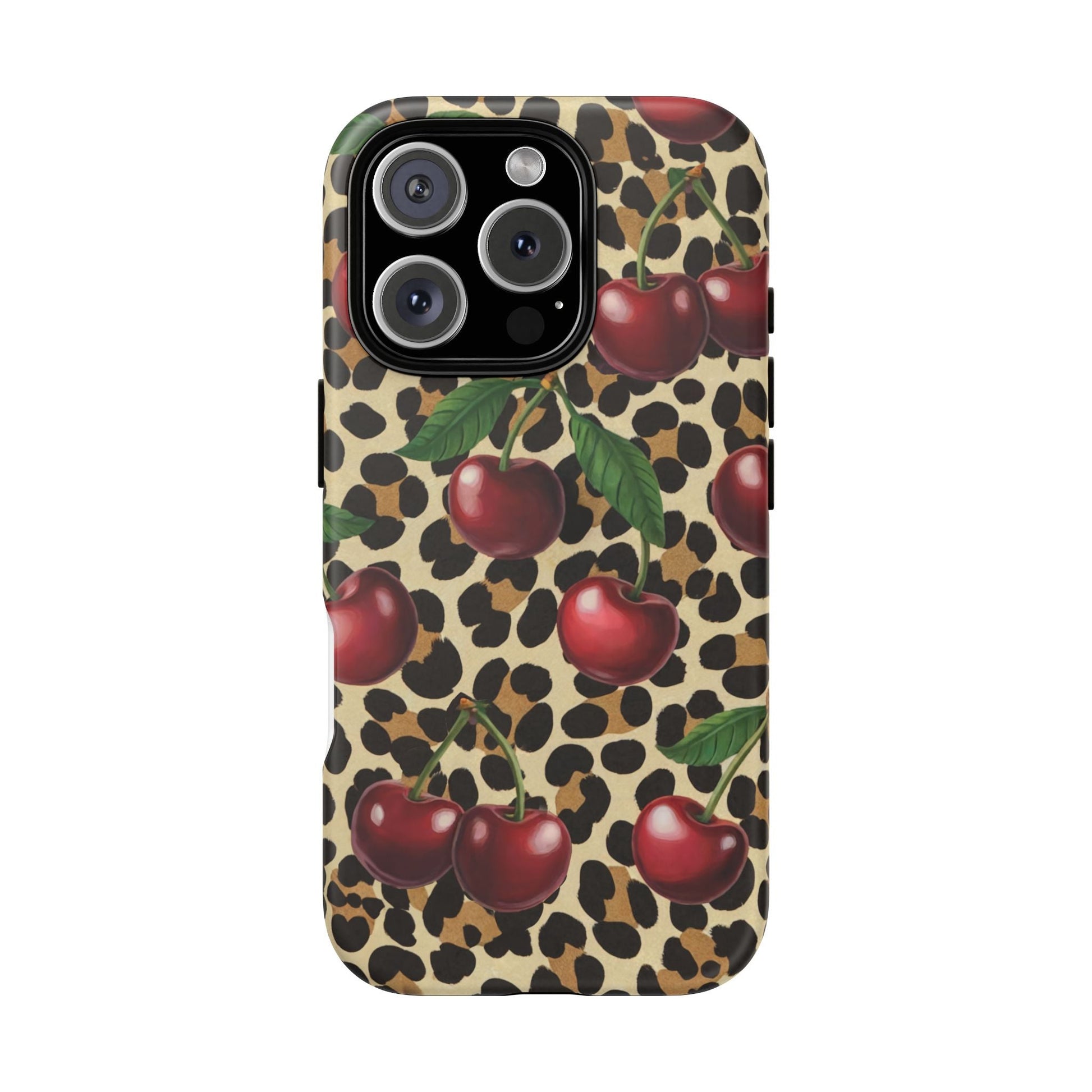 iphone case Wild Cherry Leopard iPhone 16 Pro