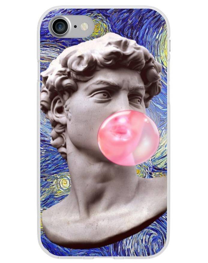 Funny Renaissance Art iPhone Case - Michelangelo