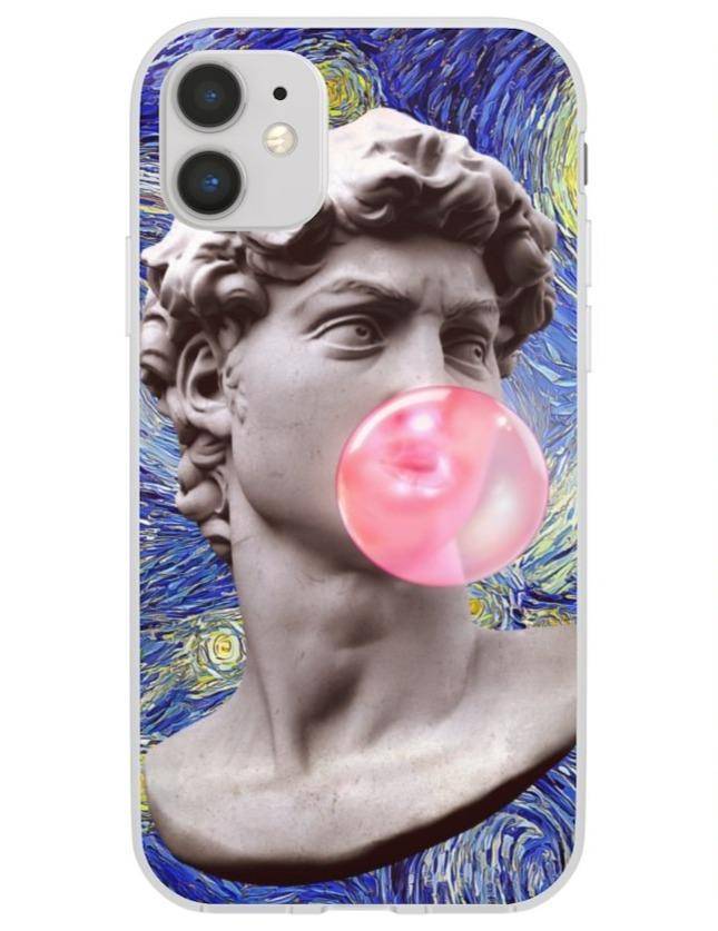 Funny Renaissance Art iPhone Case - Michelangelo