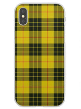Load image into Gallery viewer, Yellow Plaid Checkered iPhone Case
