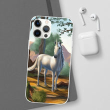 Load image into Gallery viewer, Pretty Unicorn in the Woods Painting iPhone Case
