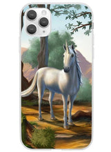 Load image into Gallery viewer, Pretty Unicorn in the Woods Painting iPhone Case
