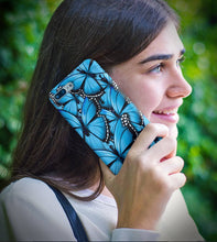 Load image into Gallery viewer, Blue Butterfly iPhone Case
