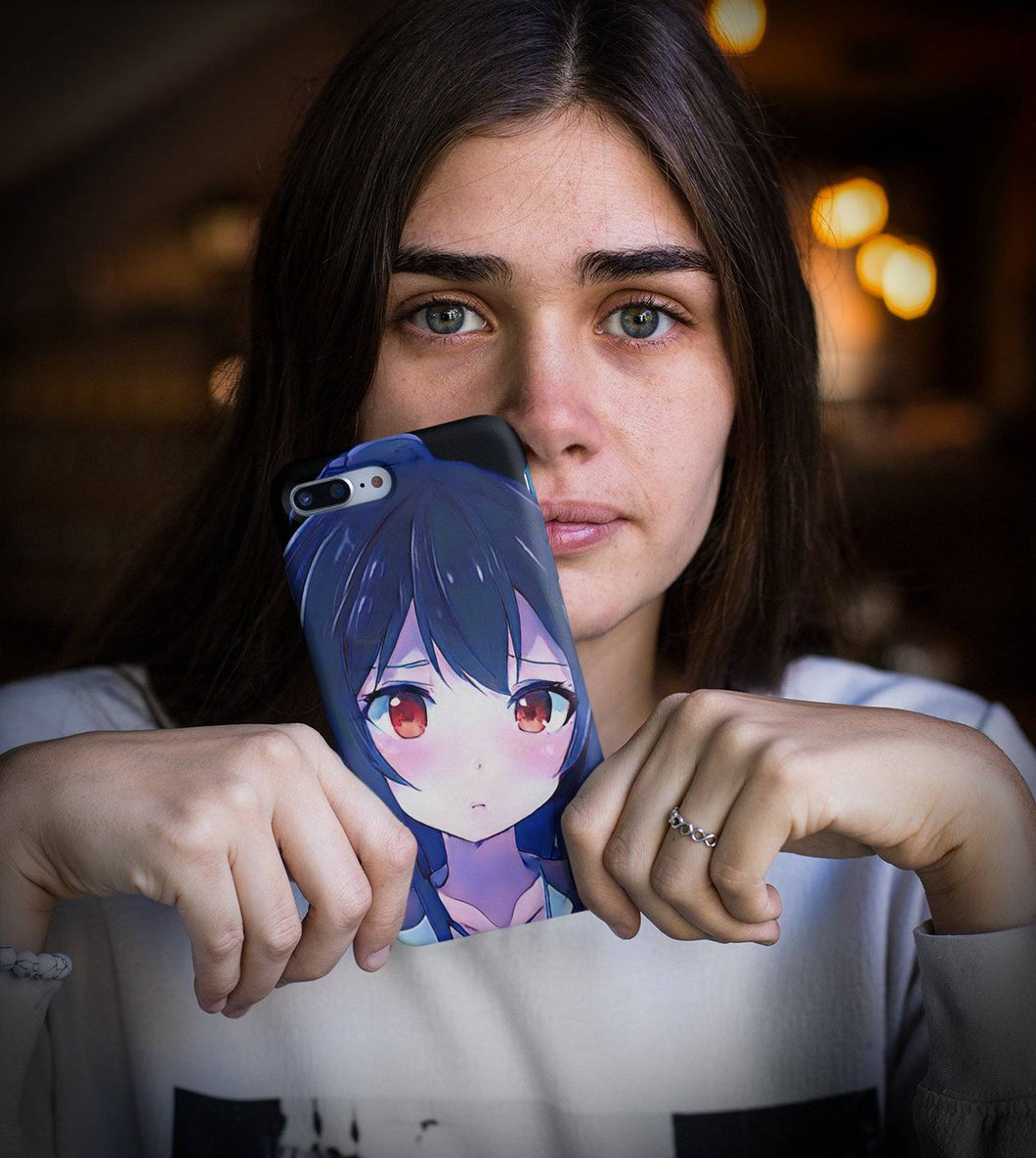 Sad Anime Girl iPhone Case