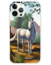 Load image into Gallery viewer, Pretty Unicorn in the Woods Painting iPhone Case
